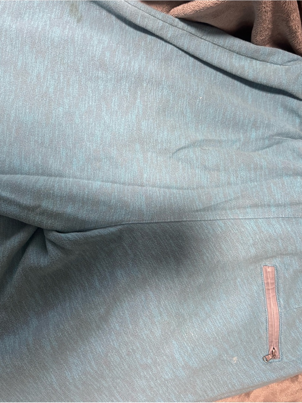 Mossimo Supply Co. Aqua Terry Shorts with Gray Waistband